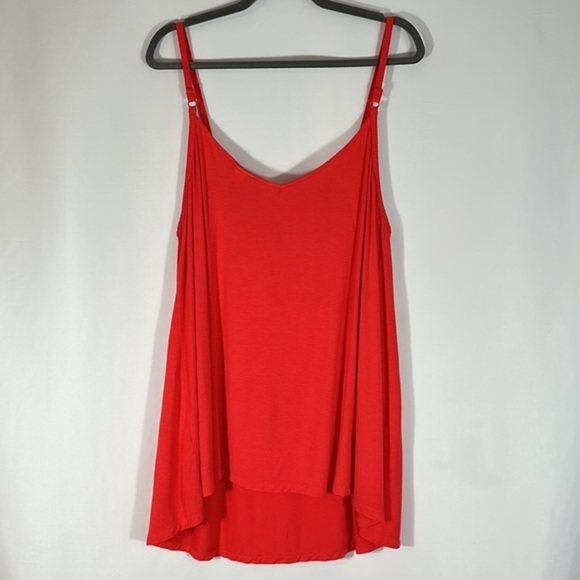 Torrid Red Lattice Strappy Tank Top - Picture 8 of 9